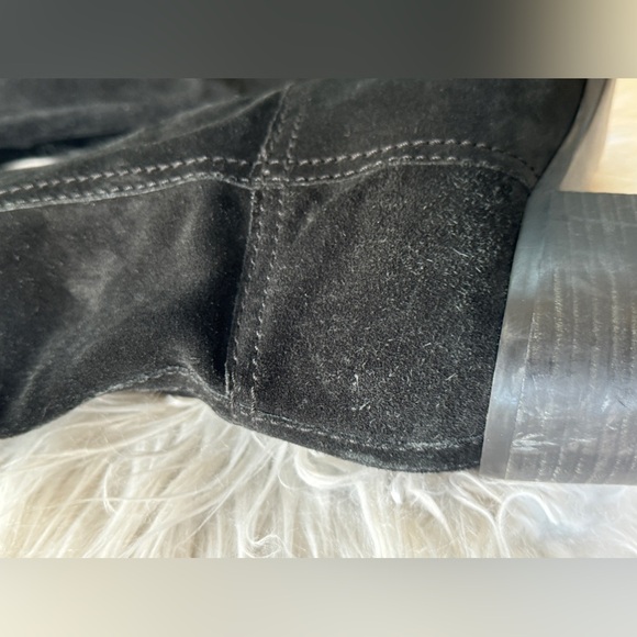 Nine West Black Suede Tall Boots size 9 - Picture 7 of 11